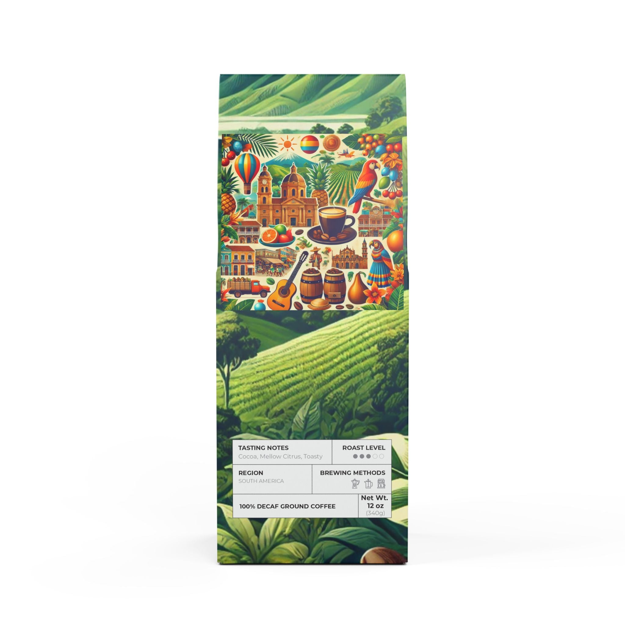 "Your World Life" Trapper Peak Decaf Coffee Blend – Medium Roast | Smooth, Savory & Caffeine-Free